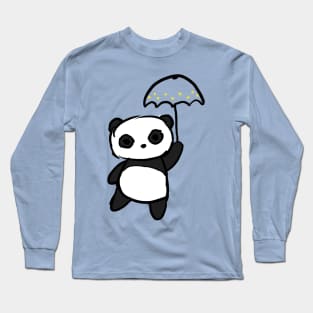 Pawsome Umbrella Panda Long Sleeve T-Shirt